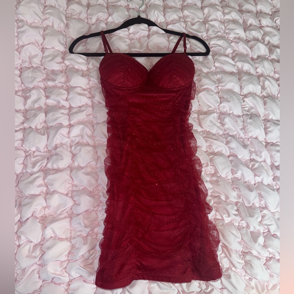 Windsor Red Mini Dress